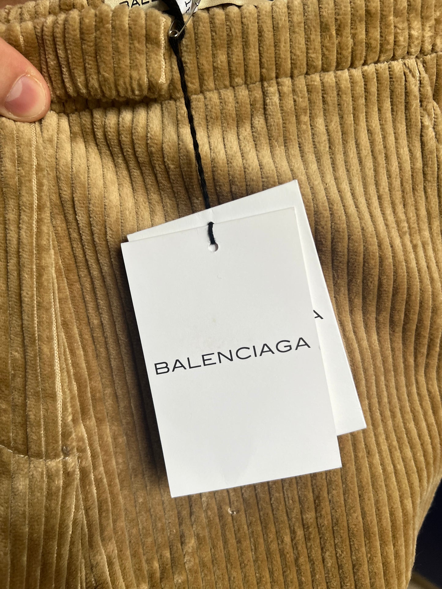 Pantaloni da donna beige Balenciaga (nuovi con cartellino) - Taglia 40