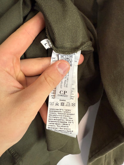 Felpa verde oliva C.P. Company (nuova con cartellino) - Taglia L