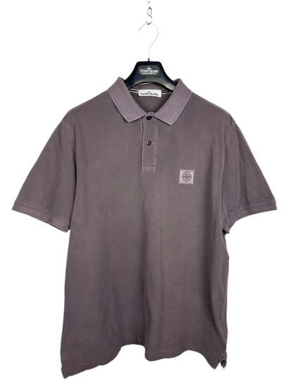 Polo grigio-vinaccio Stone Island - Taglia XXL