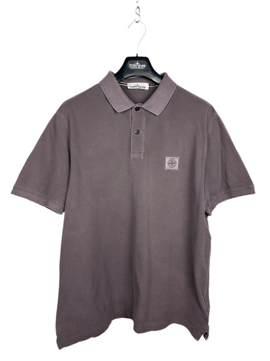 Polo grigio-vinaccio Stone Island - Taglia XXL