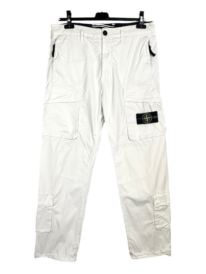 Pantaloni cargo bianchi Stone Island - Taglia W31
