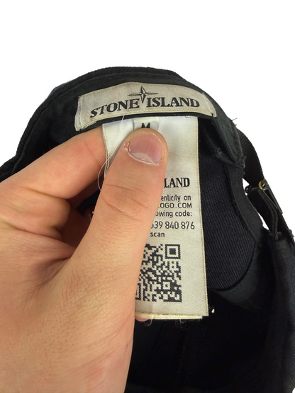 Cappello con visiera nero Stone Island - Taglia M