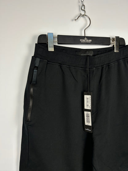 Pantaloncini di tuta Ghost neri Stone Island (nuovi con cartellino) - Taglia M