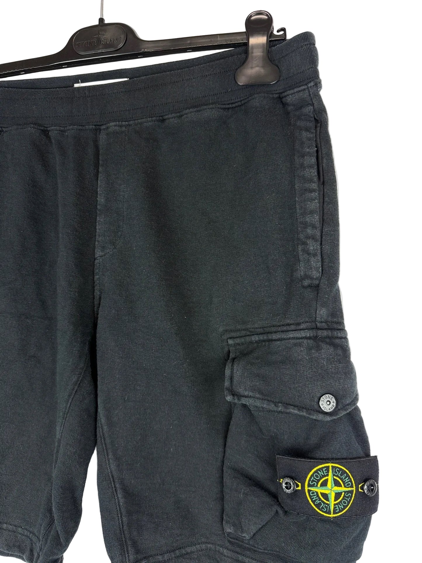 Pantaloncini di tuta neri Stone Island - Taglia M