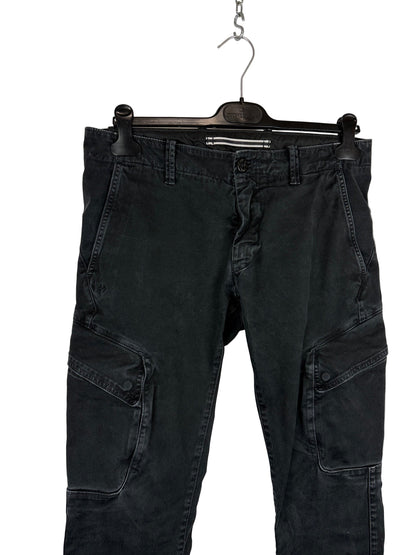Pantaloni cargo neri Stone Island - Taglia W31