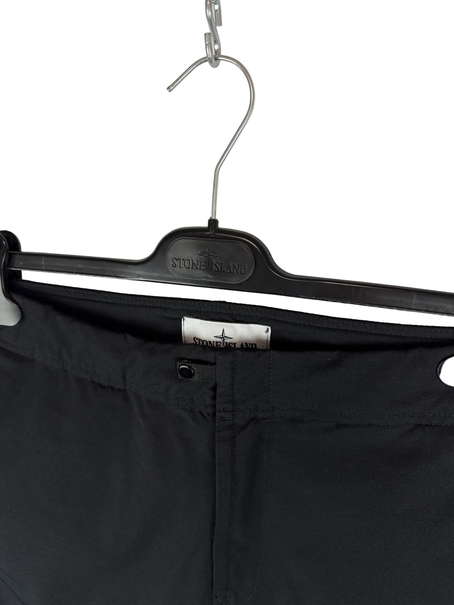 Pantaloni neri in nylon tecnico Soft Shell Stellina Stone Island - Taglia W32