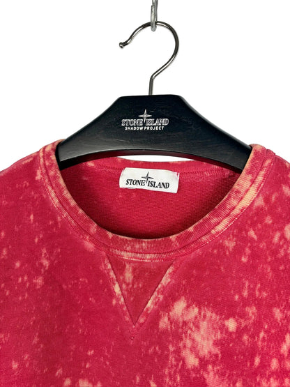 Felpa rossa Camo OVD Stone Island - Taglia L