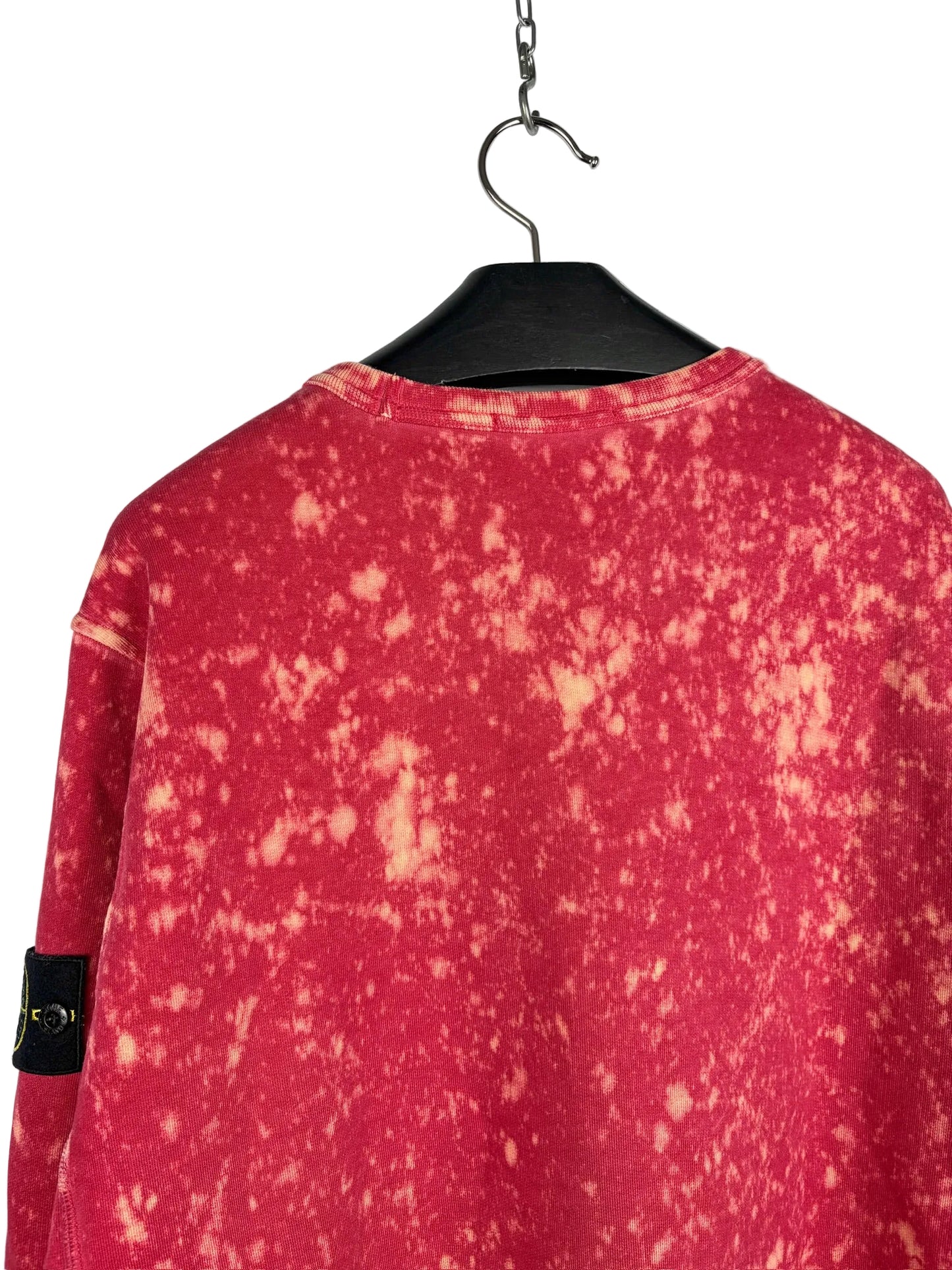 Felpa rossa Camo OVD Stone Island - Taglia L