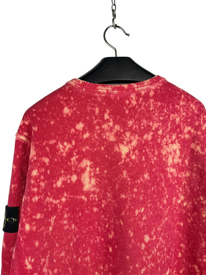 Felpa rossa Camo OVD Stone Island - Taglia L