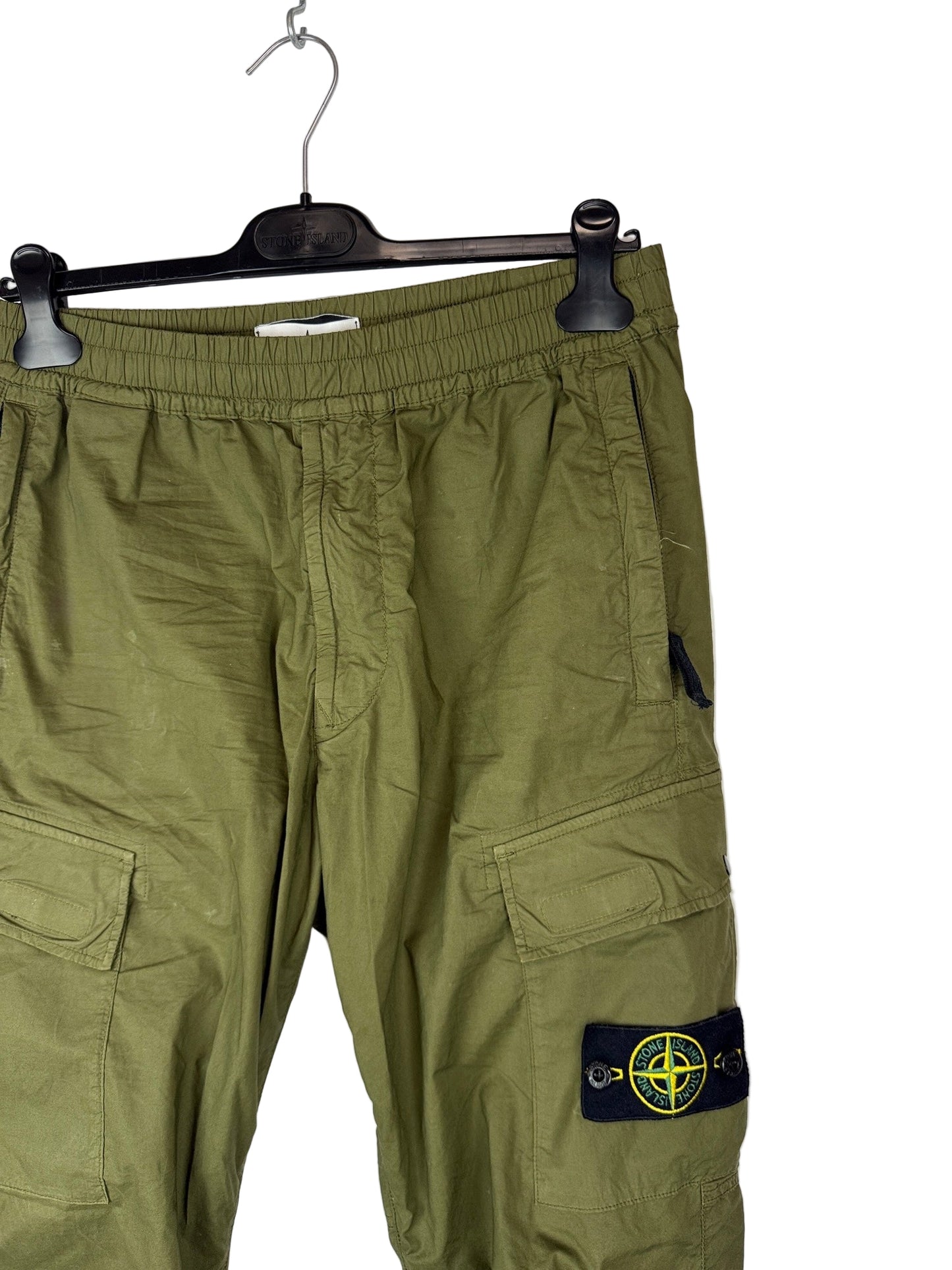 Pantaloni cargo verdi Stone Island - Taglia W31