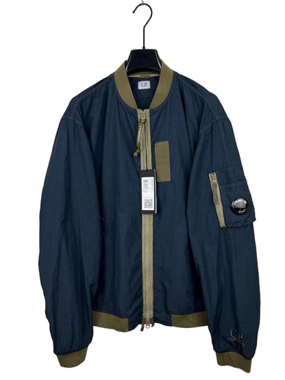 Giacca Flatt Nylon blu navy C.P. Company (nuova con cartellino) - Taglia L
