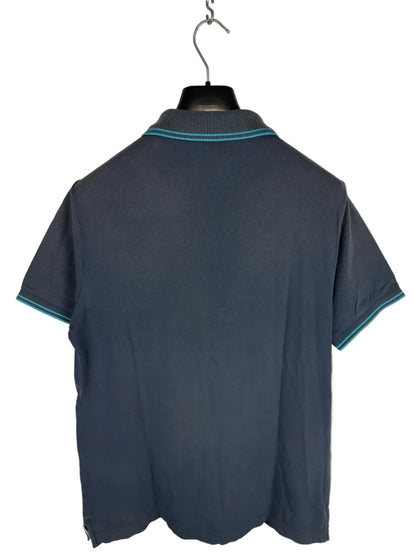 Polo blu Stone Island - Taglia L - foto 5