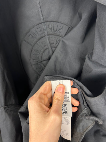 Giacca nera Riot Mask Brushed Cotton 2C Camo - OVD Stone Island x Supreme - Taglia L