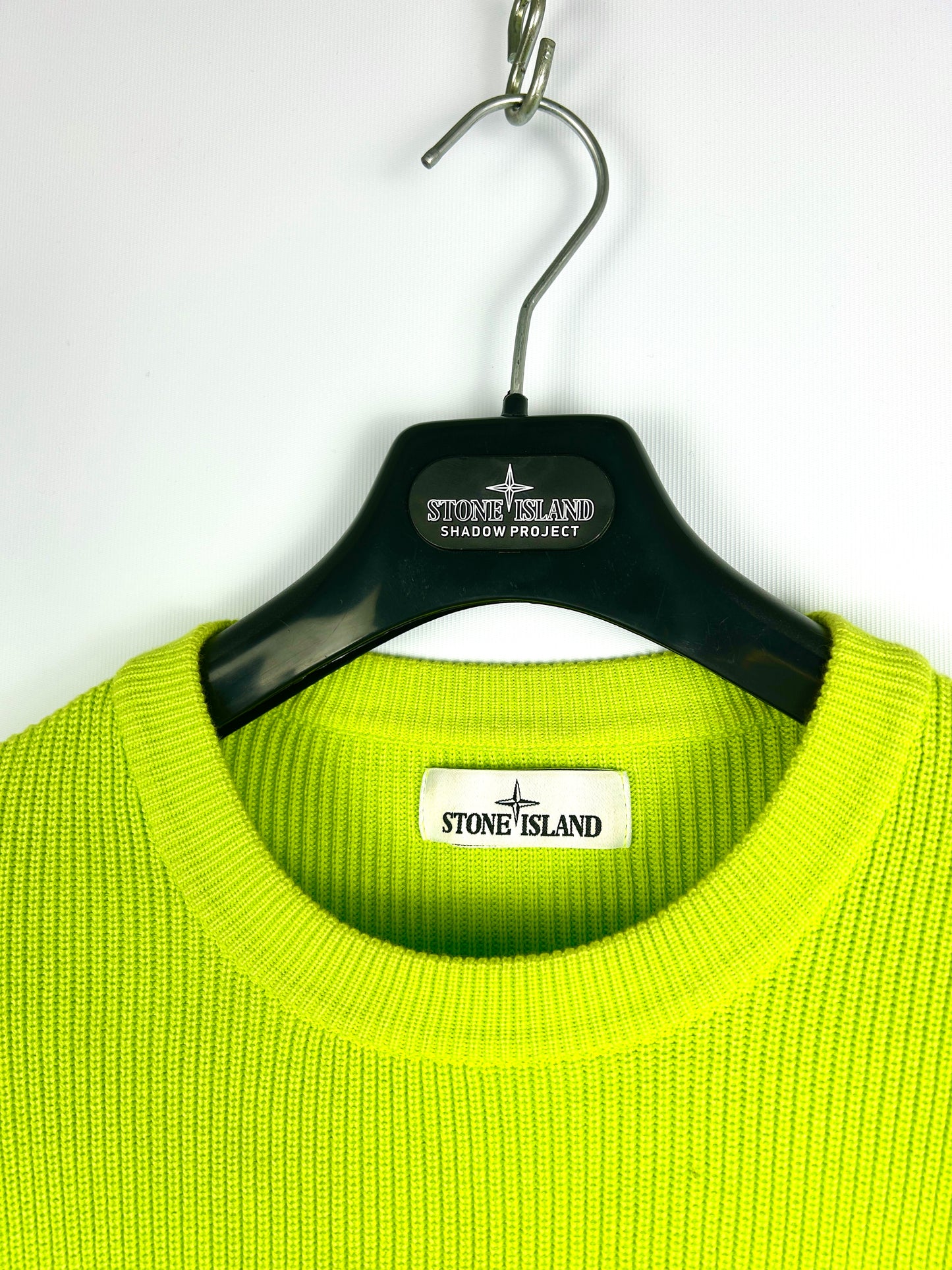 Maglione verde fluo Stone Island - Taglia L