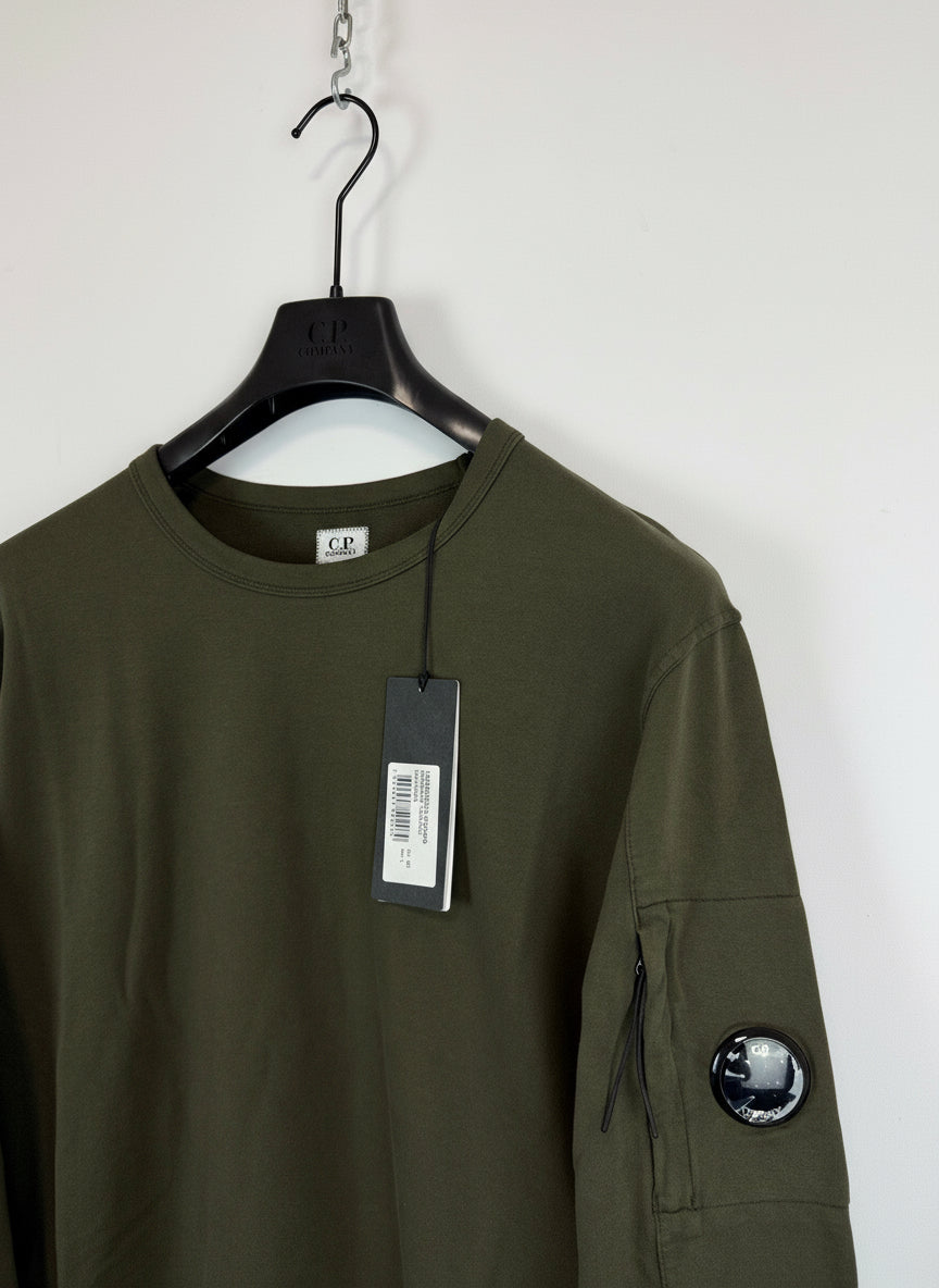 Felpa verde oliva C.P. Company (nuova con cartellino) - Taglia L