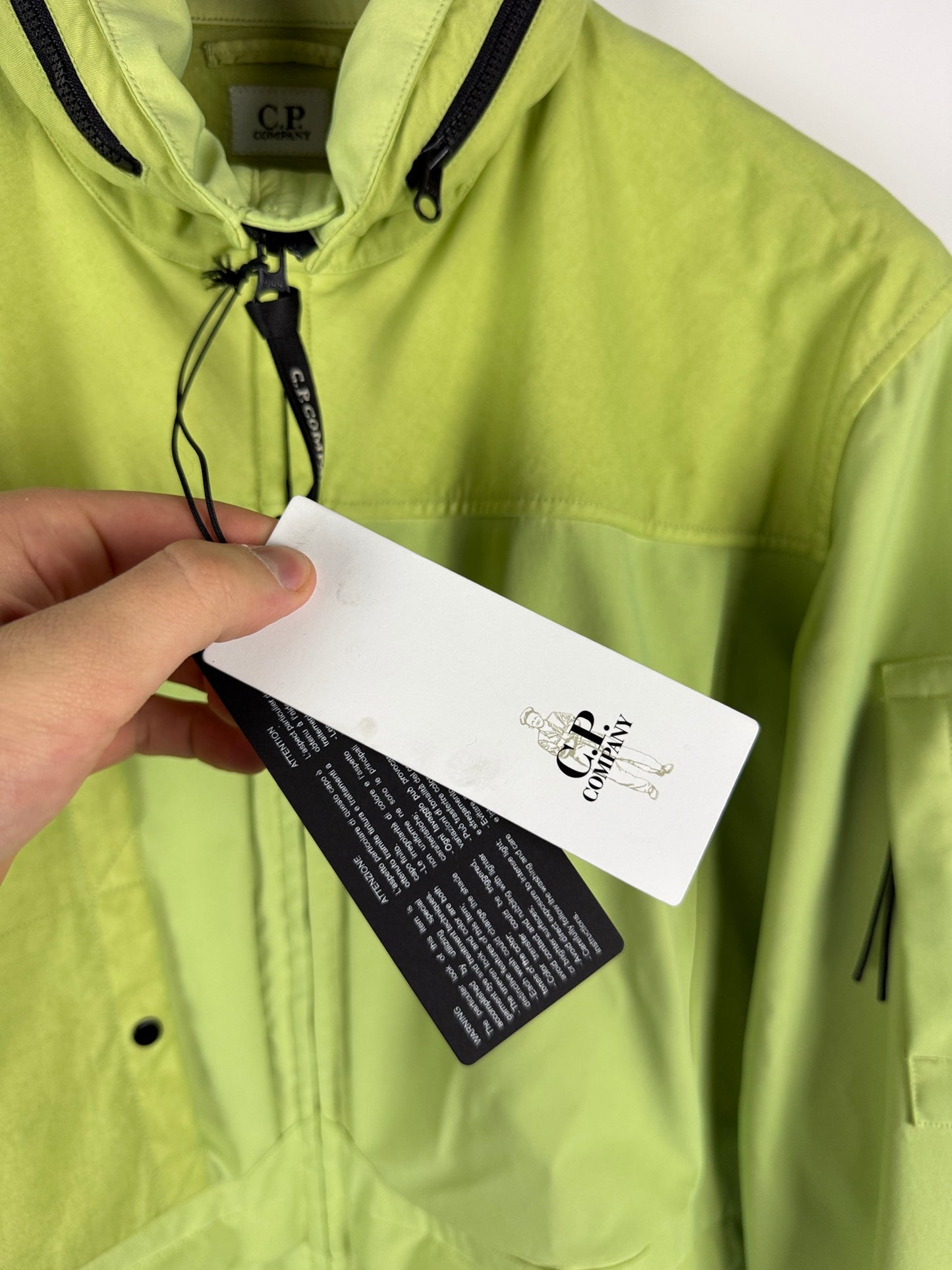 Giacca GD Shell verde lime C.P. Company (nuova con cartellino) - Taglia L