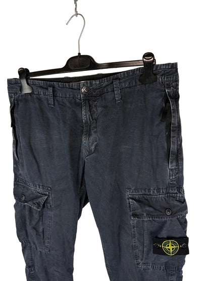 Pantaloni cargo blu navy Stone Island - Taglia W34