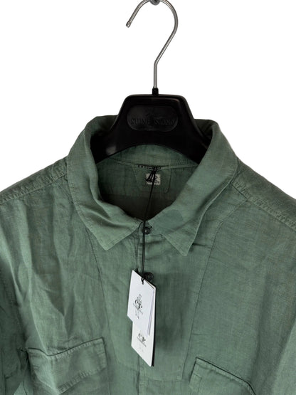 Camicia verde con taschini sul petto C.P. Company (nuova con cartellino) - Taglia 3XL