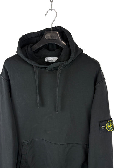 Felpa nera con cappuccio Stone Island - Taglia XXL
