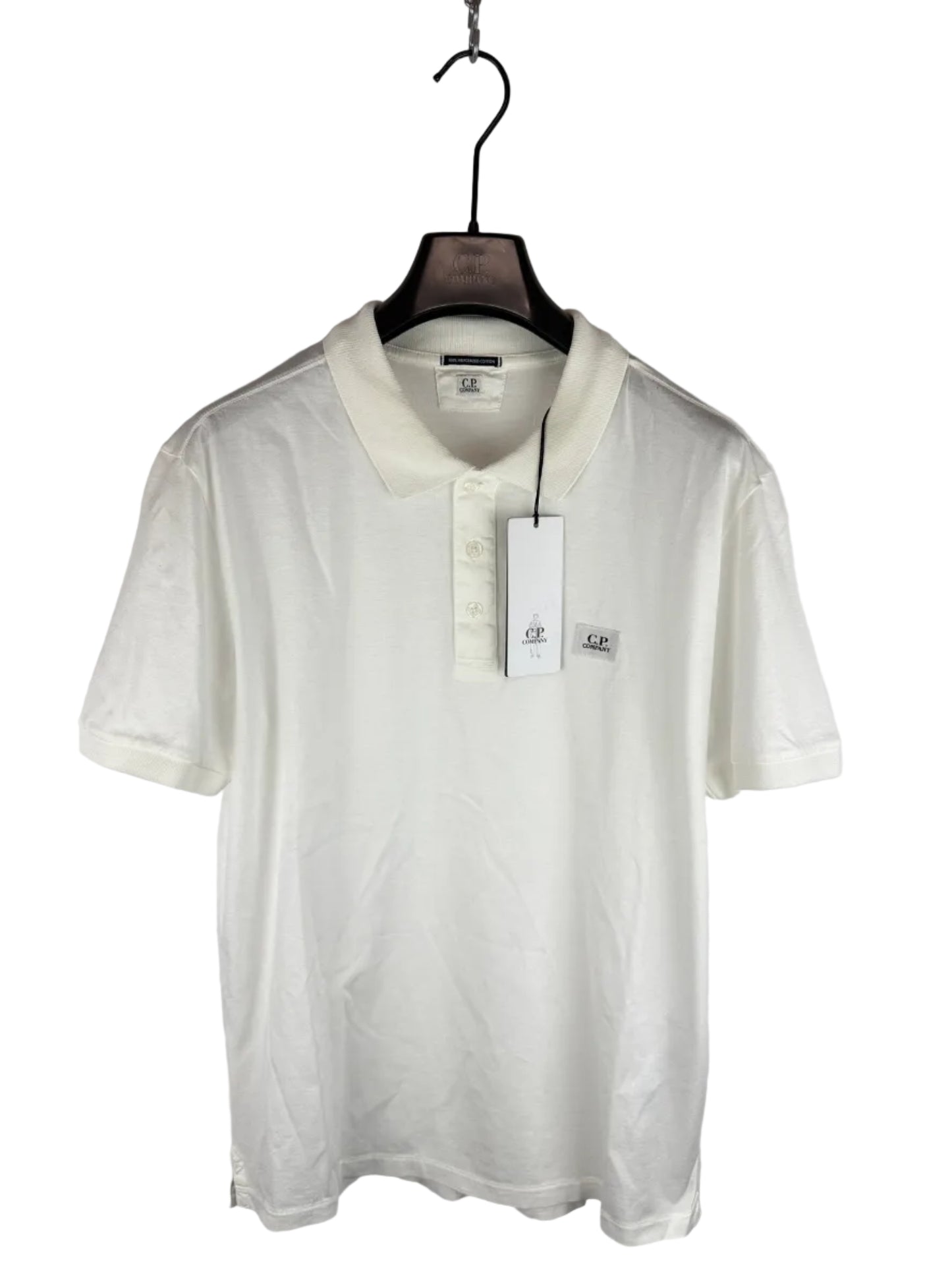 Polo bianca C.P. Company (nuova con cartellino) - Taglia M