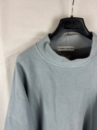 Felpa azzurra vintage Stone Island - Taglia L