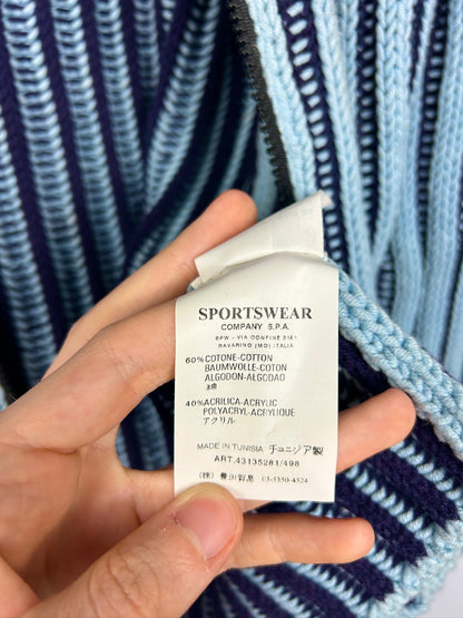 Maglione azzurro con zip C.P. Company - Taglia Junior (10 anni, 140cm)