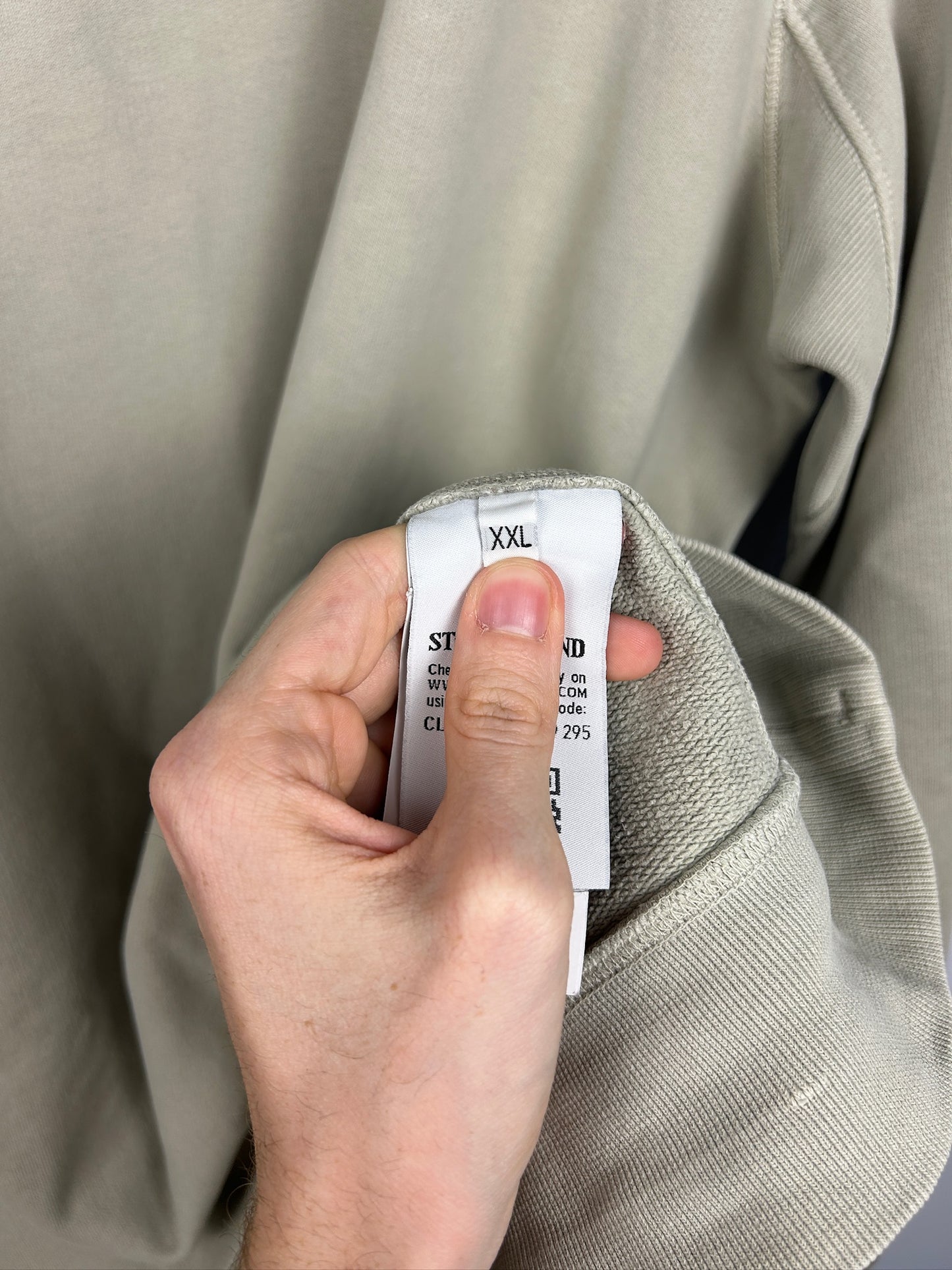 Felpa verde salvia Stone Island - Taglia XXL