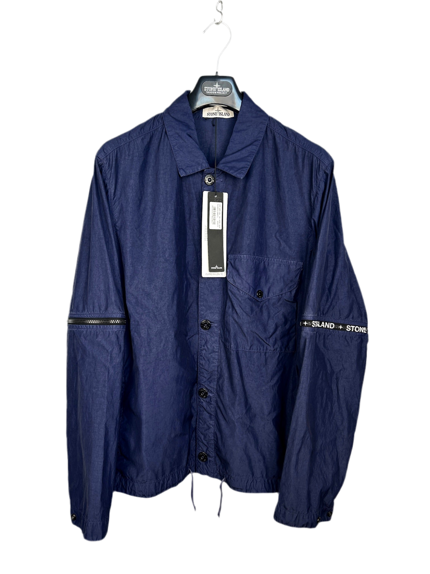 Giacca-camicia blu navy “Cupro Nylon-TC” Stone Island - Taglia L