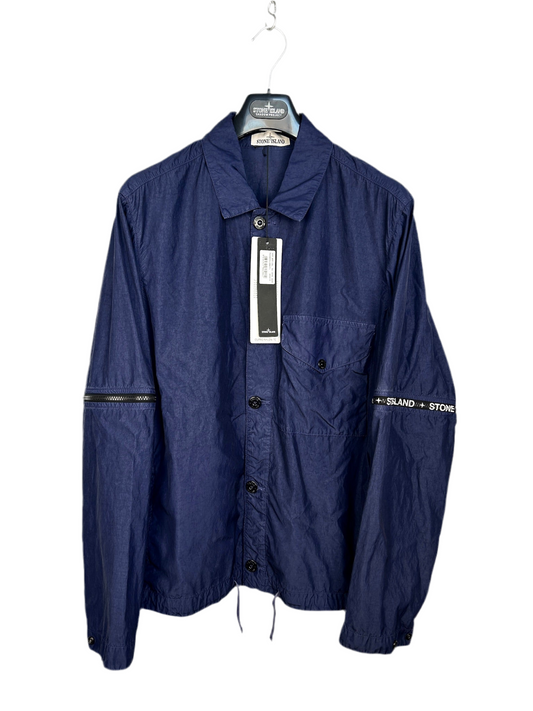 Giacca-camicia blu navy “Cupro Nylon-TC” Stone Island - Taglia L