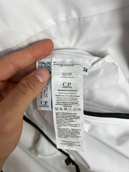 Giacca Pro-Tek bianca con chiusura a zip C.P. Company (nuova con cartellino) - Taglia XXL