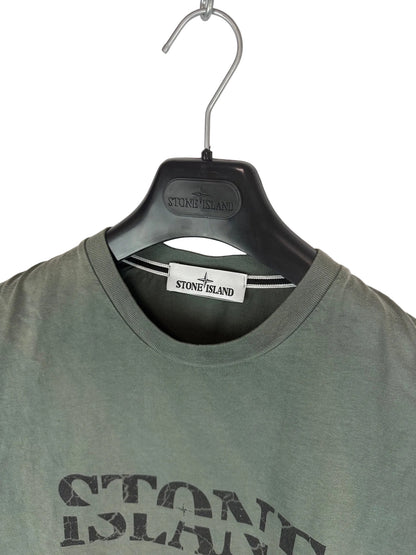 T-shirt verde Stone Island - Taglia L