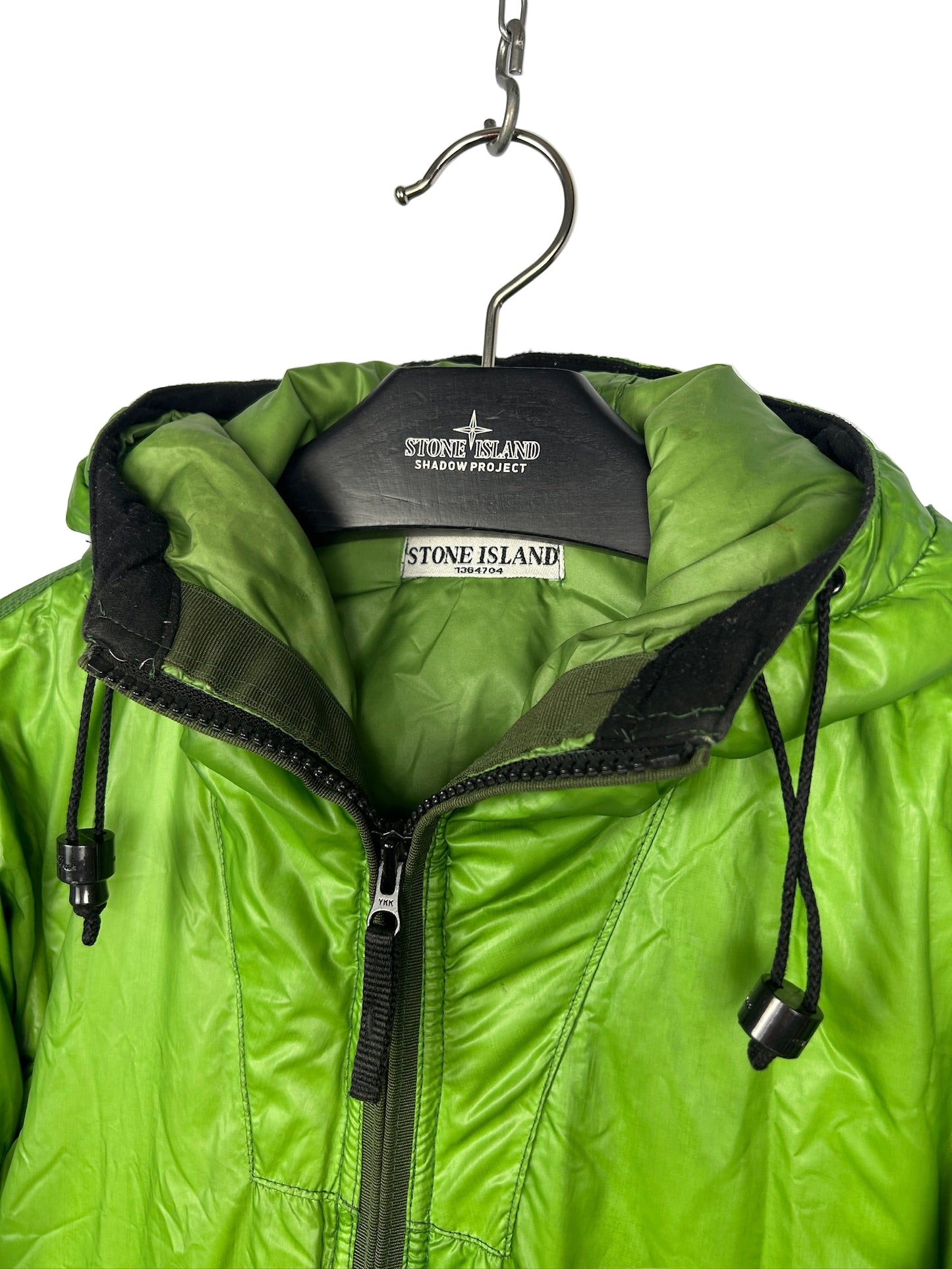 Giacca verde Mesh Badge Down Stone Island - Taglia S