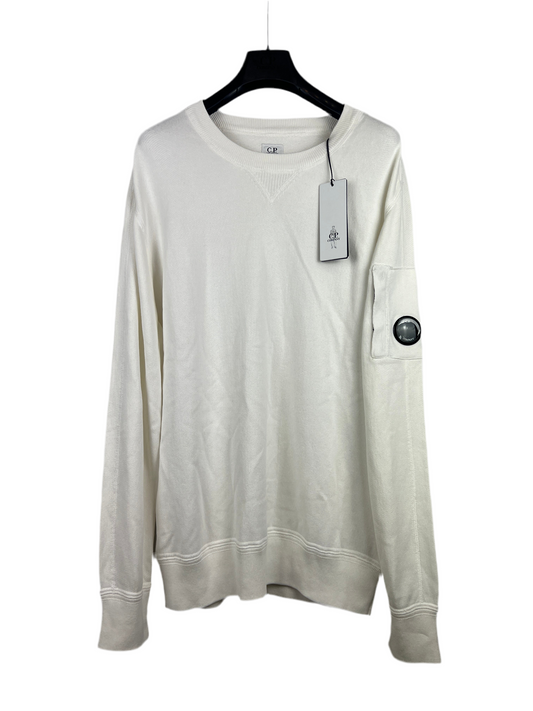 Maglione bianco C.P. Company (nuovo con cartellino) - Taglia XL