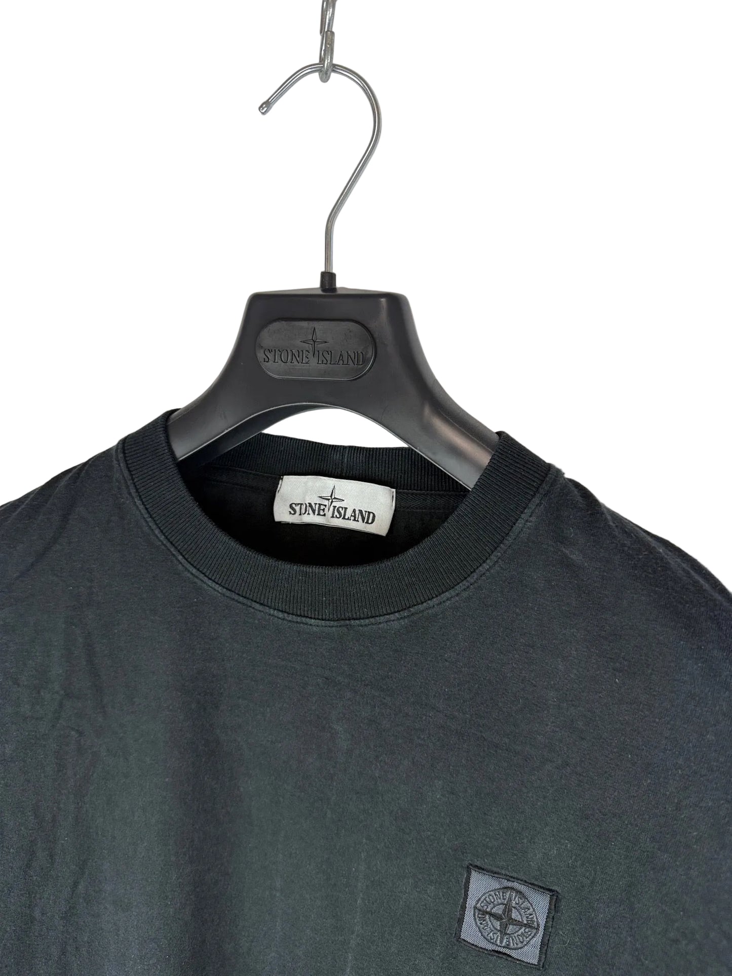 T-shirt nera Stone Island - Taglia L