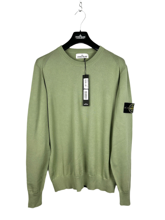 Maglione verde Stone Island (nuovo con cartellino) - Taglia L