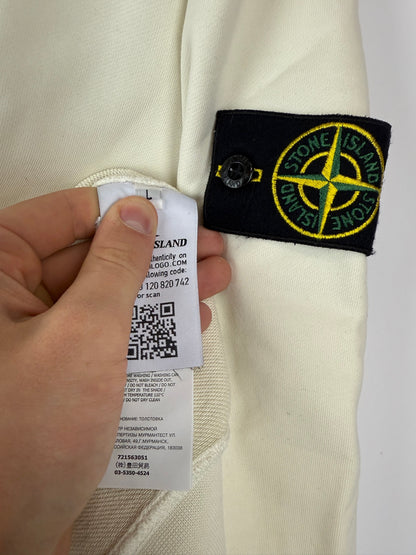 Felpa bianca Stone Island - Taglia L