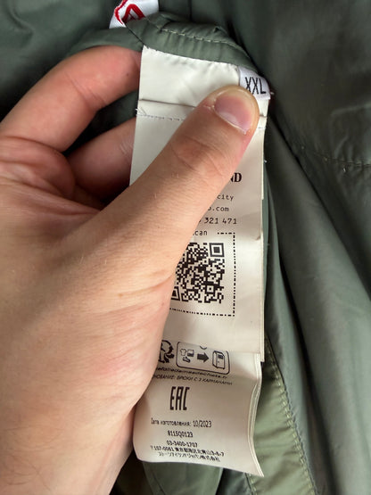 Giacca verde Garment Dyed Crinkle Reps R-NY with Primaloft-TC Stone Island - Taglia XXL