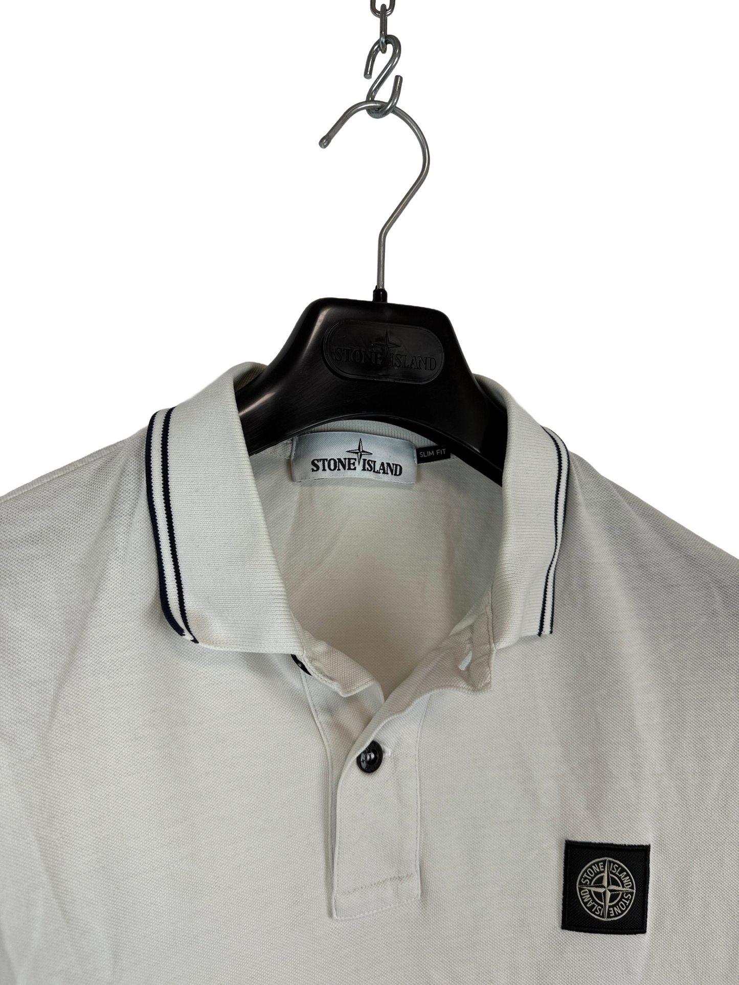 Polo bianca Stone Island - Taglia L