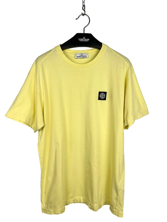 T-shirt gialla Stone Island - Taglia XXL
