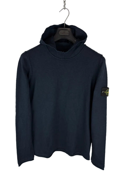 Maglione blu navy con cappuccio Stone Island - Taglia M