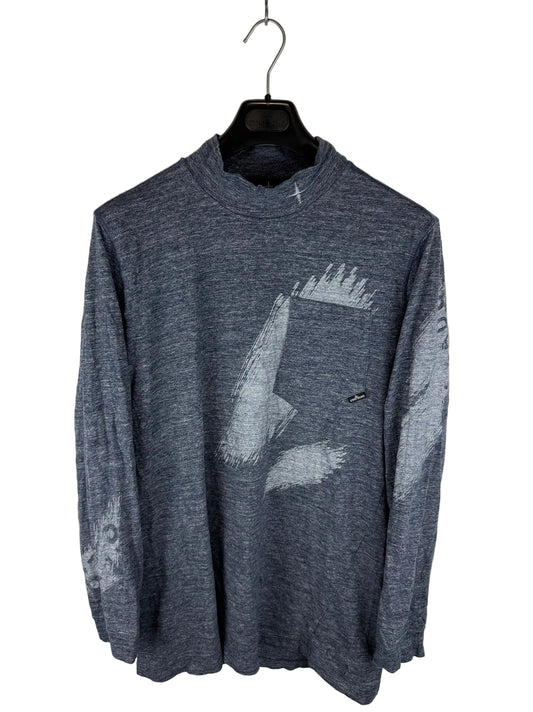 Felpa blu Stone Island Shadow Project - Taglia L