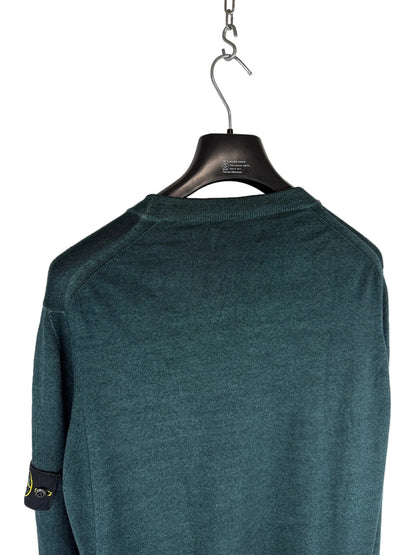 Maglione verde petrolio Stone Island - Taglia XL