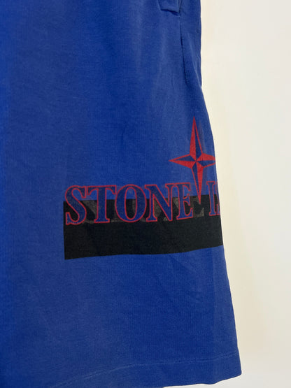 Blue Stone Island sweat shorts - Junior size 14 years