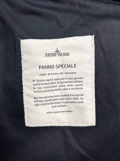 Giacca nera Stone Island "Panno Speciale" - Taglia M
