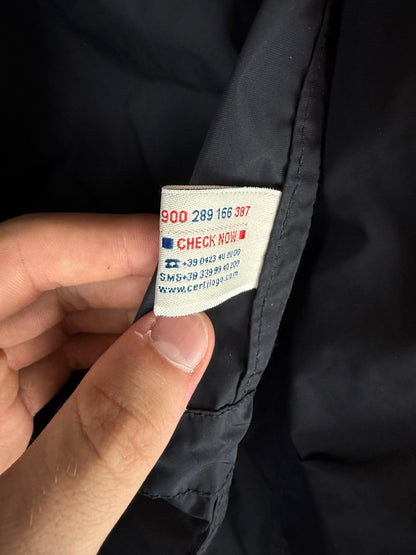 Giacca Ribermont blu navy con cappuccio a scomparsa Moncler - Taglia M
