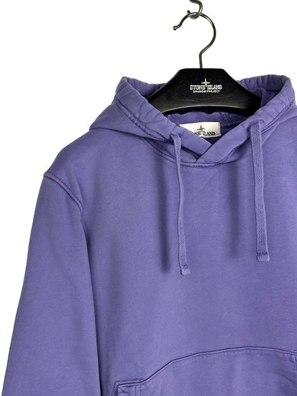 Felpa lilla con cappuccio Stone Island - Taglia M