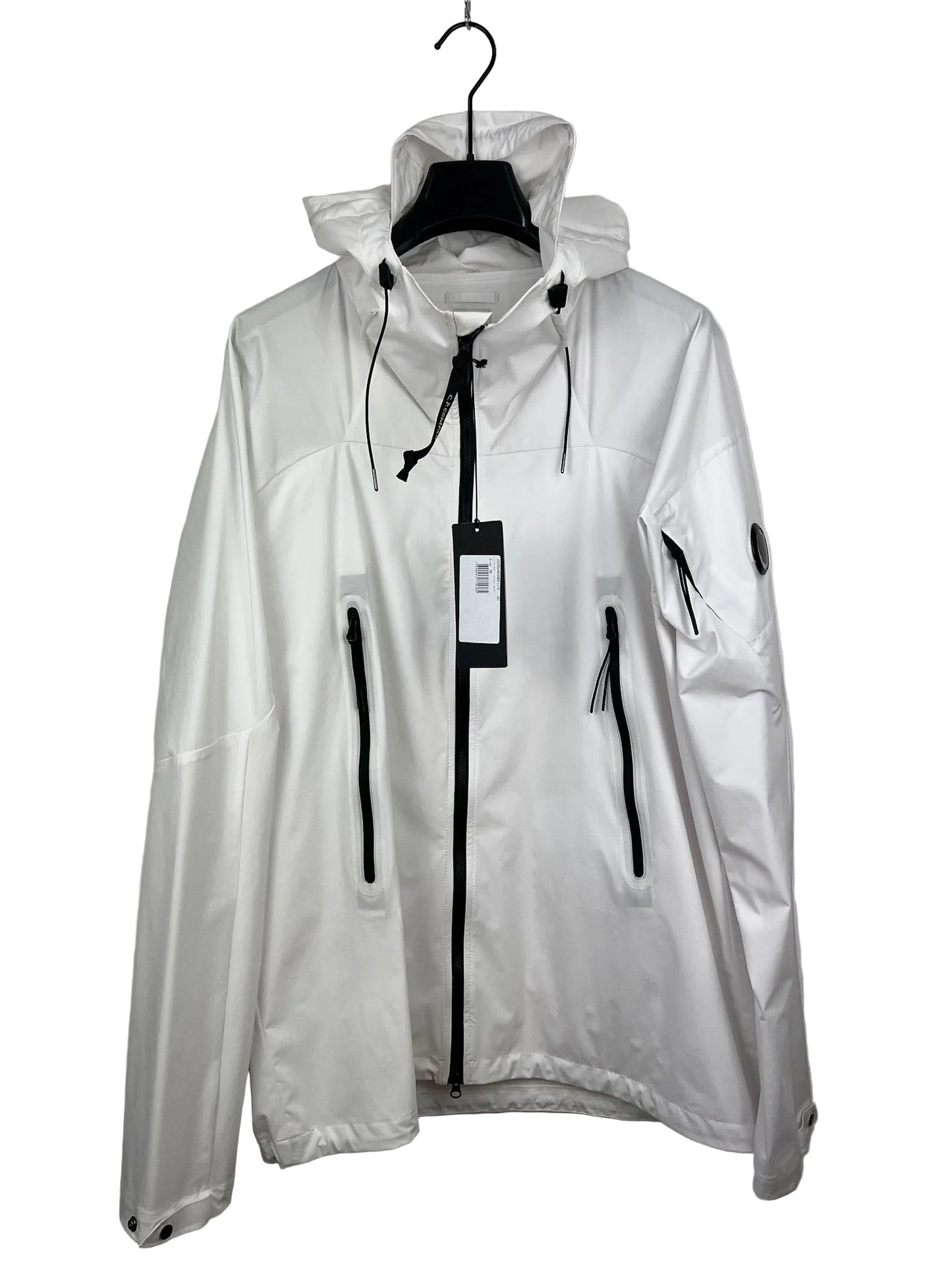 Giacca Pro-Tek bianca con chiusura a zip C.P. Company (nuova con cartellino) - Taglia XXL