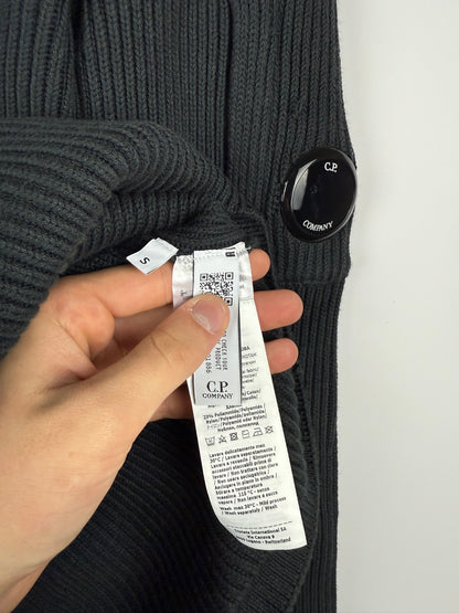 Maglione nero a mezza zip C.P. Company - Taglia S