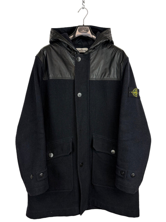 Giacca Montgomery Panno Speciale Mussola Gommata Stone Island - Taglia 3XL