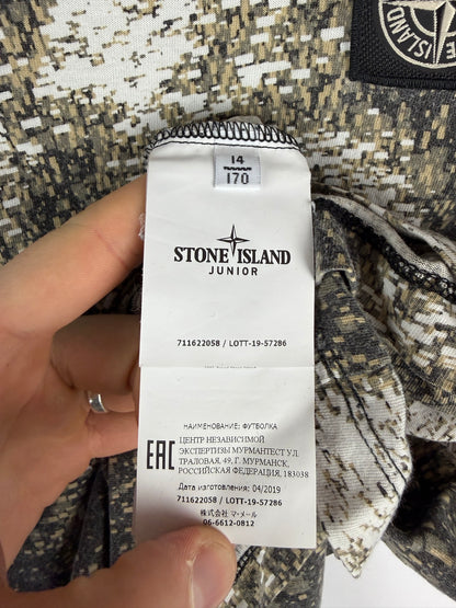 Stone Island Graphic Print T-Shirt - Junior Size (14 Years, 170cm)
